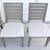 4 Gray Farm Style Dining Chairs 3 thumbnail