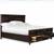 Black queen size Bed with storage 1 thumbnail