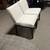 2 Restoration Hardware Upholstered  MORGAN TRACK ARM DINING CHAIRS 2 thumbnail