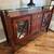 **SERVER BUFFET SIDEBOARD SOLID WOOD 3 DRAW 2 DOOR GLASS TOP** 13 thumbnail