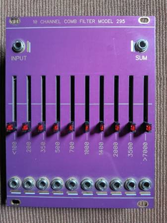 10 channel comb filter model 295 1