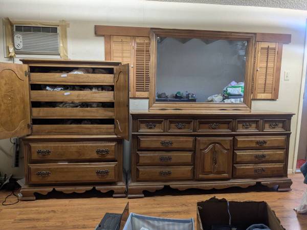 Solid bedroom set, all together. - $600 (Temple City) 1