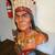 Vintage 21" Native American Chief Bust Statue – Chalkware / Plaster Sc 2 thumbnail