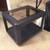 Black End table with beveled glass top 3 thumbnail