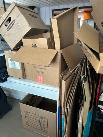FREE moving or storage boxes 1