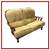 Mid 20th Century French Walnut + Suede Loveseat 1 thumbnail