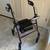 Foldable walker with padded seat in like new condition 5 thumbnail