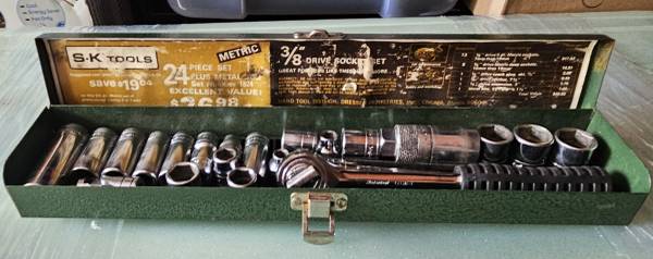 S-K 3/8" metric socket set 1