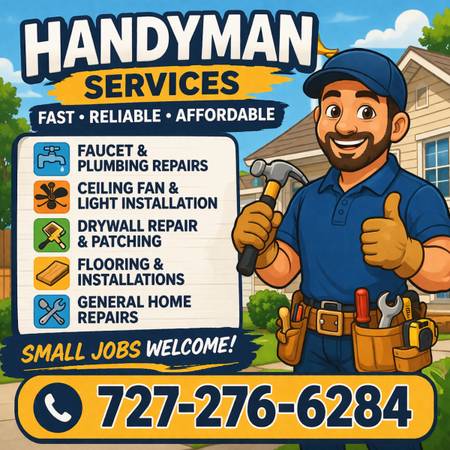 Handyman Home Repairs – Fast, Affordable & Reliable 1