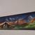 Hand-Painted Saw – Autumn Landscape with Mountains & Barn 1 thumbnail