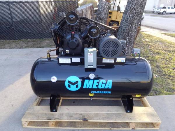 NO CHINA Industrial 10HP - 120 Gallon Air Compressor 1