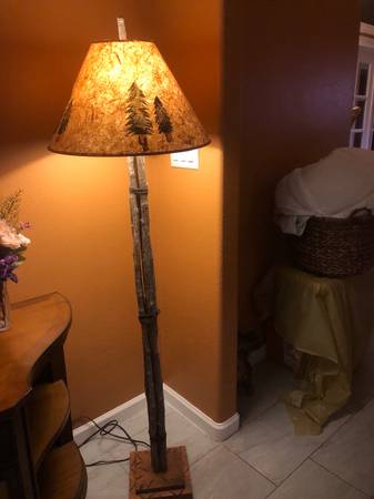 Standing Rustic Lamp 1