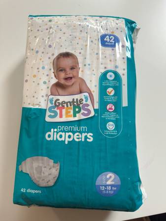 DIAPERS SIZE 2- (42) count 1