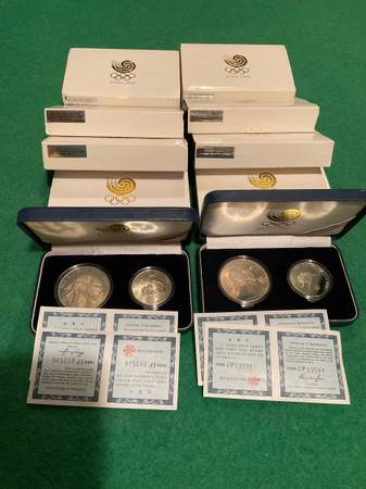 1988 Seoul Olympic Silver Coins Set 1