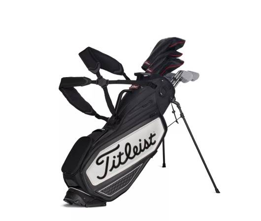 Titleist - Premium Stand Bag - Black/White 1