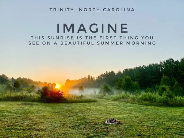 $675,000 33 acres totally private IMPROVED LAND (Trinity NC)64027278375555120