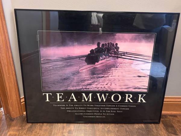 Teamwork Motivational Wall Art Artwork 1