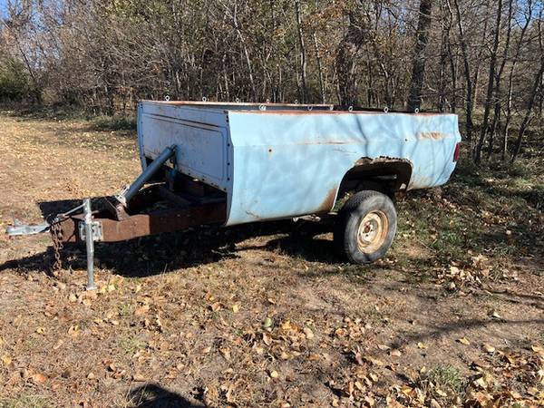 Pickup box dump trailer project 1