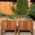 Mid Century Modern Tiki Brutalist Nightstands 10 thumbnail