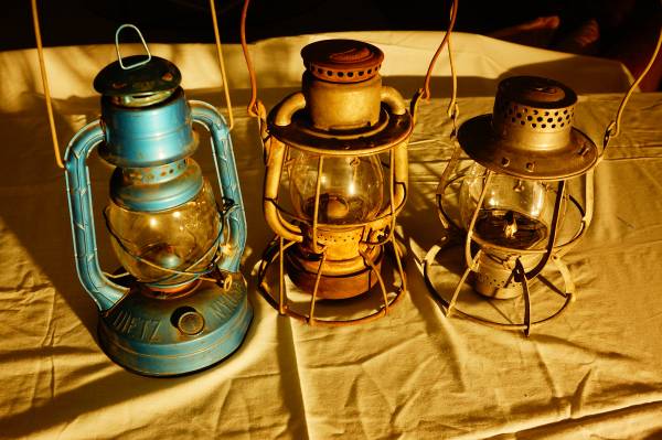 Railroad Lanterns - three 1