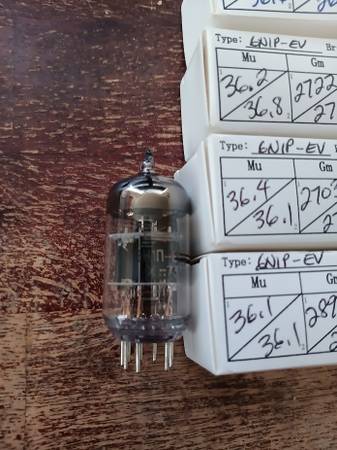 6N1P Matched Quad Vacuum Tubes - "6DJ8 Family" 1