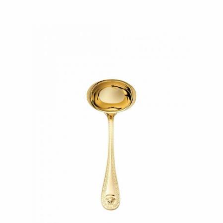 Versace Medusa Flatware Sauce Ladle 7 inch - Gold-Plated 1