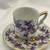 Mitterteich Bavaria 3-Footed Vintage Demitasse Cup & Saucer w/Violets 8 thumbnail