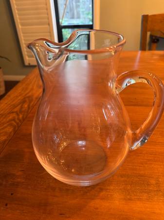 Glass Drink Pitcher 1