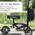 New, steerable knee walker Deluxe Medical Scooter plus seat cover 2 thumbnail