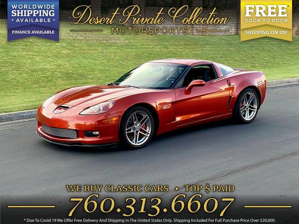 2006 Chevrolet Corvette Z06 Atomic Orange  1 Owner 5k Mile LS7 7 Liter 1
