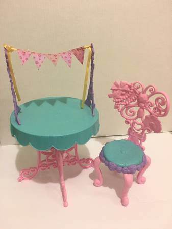 DOLL table and chair 1