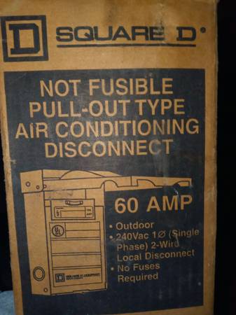 60 AMP AIR CONDITIONER DISCONNECT 1