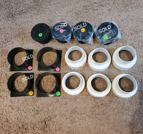 Boat heating system grilles and duct adapters $3 and up 1