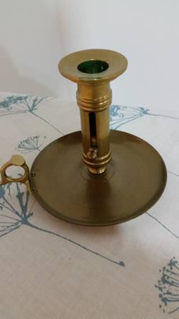 Solid Brass Candlestick 1