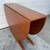 Teak 4-Leg Gateleg/Drop Leaf Mid-Century Dining Table 9 thumbnail