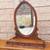 Vintage Victorian Walnut Dressing Mirror with Drawers by LENOIR 14 thumbnail