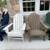 A Frame Solid Wooden Picnic Tables & Polywood Chairs 4 thumbnail