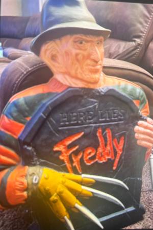 Freddie Krueger Halloween Light Decoration Rare 1
