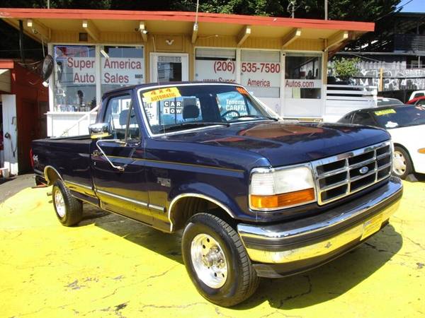 1995 Ford F-150 XLT, 4x4, ¡solo 159 mil millas! Llama o envía un mensaje al (206) 535-7580 - $9.99963469750460547123