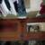 Vintage Singer Touch & Sew 758 with Wood Cabinet Desk & Sewing Bundle 6 thumbnail
