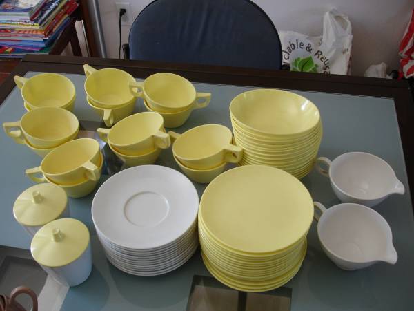 MELMAC MELAMINE TEA COFFEE SET 63 DISHES 1