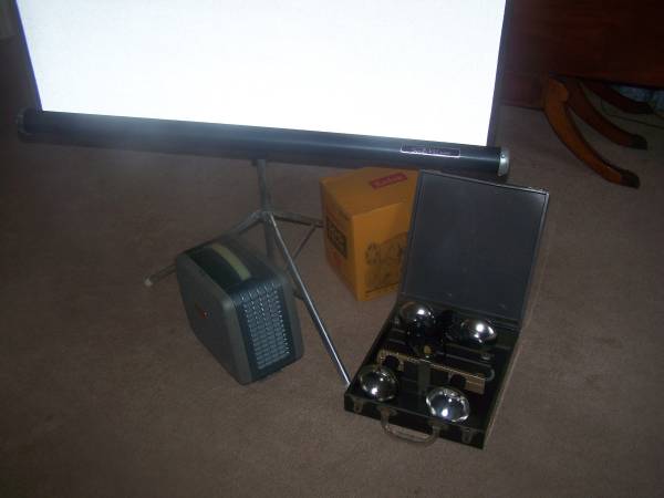 Projector, Flood Lights, Projection Screen 1