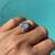 Diamond Moissanite  Cushion cut hidden halo Engagement ring 6 thumbnail