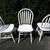 Drop leaf table 40" diameter,    includes 3 chairs 5 thumbnail