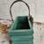 VINTAGE WOODEN GREEN TRUG WITH SHOVEL 4 thumbnail