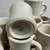 Diner Mugs Heavy Porcelain World Ultima Cream White Glaze lot of 23 2 thumbnail