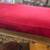 Ruby merlot 2p imprt french silk velvet vintage settee sofa bench 10 thumbnail