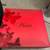 6" Heel Red Platform Ankle Strap Sandals 2 thumbnail