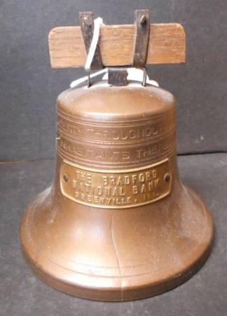 Liberty Bell Bank From Bradford National Bank Greenville Illinois 1