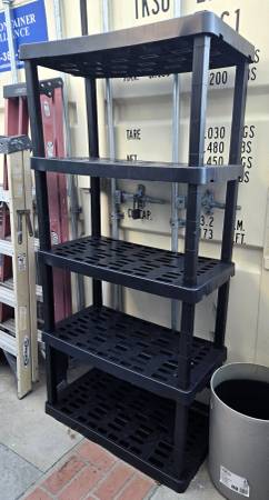 Nice 5 Shelve Plastic Shelving Unit 1